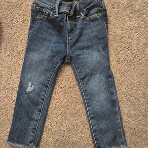Rockstar 360° Stretch Frayed-Hem Jeggings – Toddler Girl